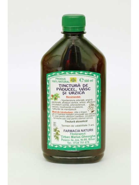Tinctura de Paducel Vasc si Urzica
