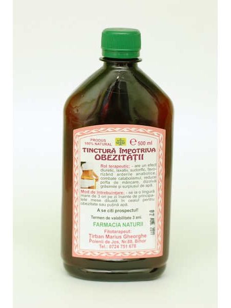 Tinctura impotriva Obezitatii